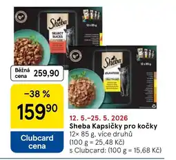 Tesco Sheba Kapsičky pro kočky nabídka
