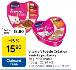 Tesco Vitakraft Poésie Création Vanička pro kočky nabídka
