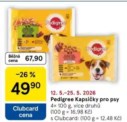 Tesco Pedigree Kapsičky pro psy nabídka