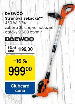 Tesco DAEWOO Strunová sekačka nabídka