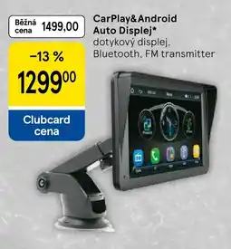 Tesco CarPlay&Android Auto Displej nabídka