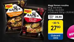 Tesco Maggi Ramen noodles nabídka