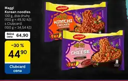 Tesco Maggi Korean noodles nabídka
