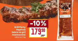Billa Grill Party Vepřová žebra na gril marinovaná nabídka