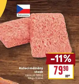 Billa Kuřecí mělněný steak nabídka