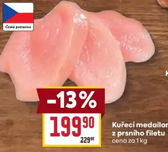 Billa Kuřecí medailonky z prsního filetu nabídka
