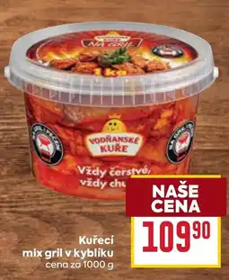 Billa Kuřecí mix gril v kyblíku nabídka