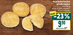 Billa Rustikální bulka předkrojená nabídka