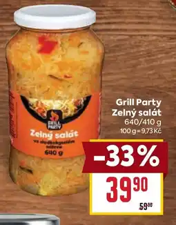 Billa Grill Party Zelný salát nabídka