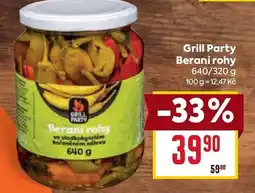 Billa Grill Party Beraní rohy nabídka