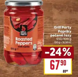 Billa Grill Party Papriky pečené řezy nabídka