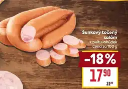 Billa Šunkový točený salám nabídka