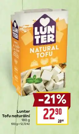 Billa Lunter Tofu naturální nabídka