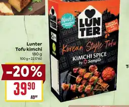 Billa Lunter Tofu kimchi nabídka