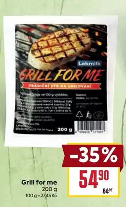 Billa Grill for me nabídka