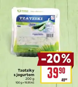 Billa Tzatziky s jogurtem nabídka