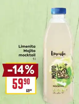 Billa Limenita Mojito mocktail nabídka