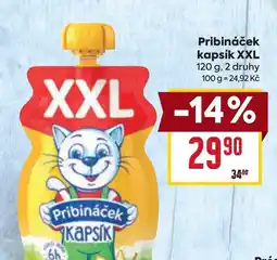 Billa Pribináček kapsík XXL nabídka