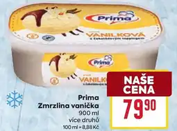 Billa Prima Zmrzlina vanička nabídka