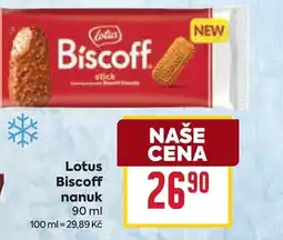 Billa Lotus Biscoff nanuk nabídka