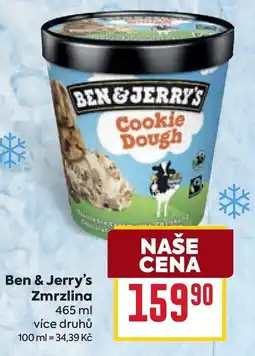 Billa Ben & Jerry's Zmrzlina nabídka