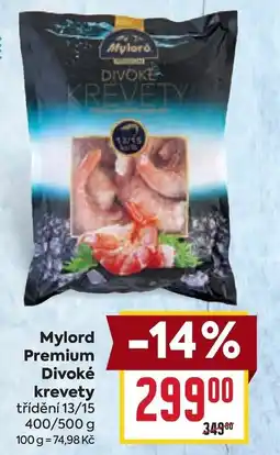 Billa Mylord Premium Divoké krevety nabídka