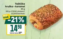 Billa Taštička hruška - karamel nabídka