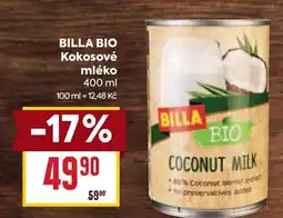 Billa BILLA BIO Kokosové mléko nabídka