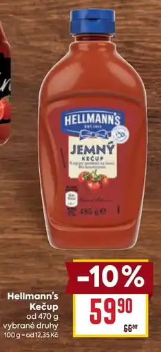 Billa Hellmann's Kečup nabídka