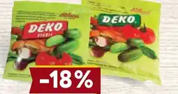 Billa Deko, Deko steril nabídka