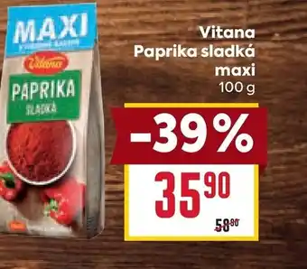 Billa Vitana Paprika sladká maxi nabídka