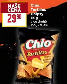 Billa Chio Tortillas Chipsy nabídka