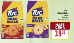 Billa TUC Bake Rolls nabídka