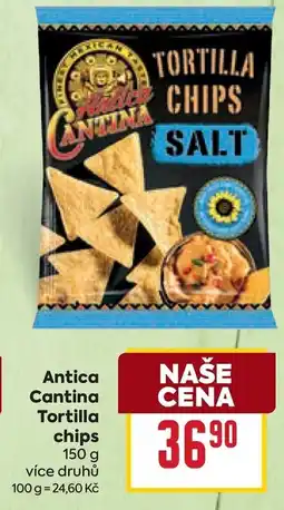 Billa Antica Cantina Tortilla chips nabídka