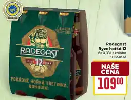 Billa Radegast Ryze hořká 12 nabídka