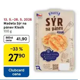 Tesco Madeta Sýr na pánev Klasik 100 g nabídka