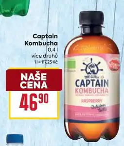 Billa Captain Kombucha nabídka