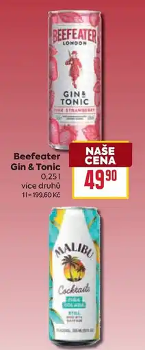 Billa Beefeater Gin & Tonic nabídka