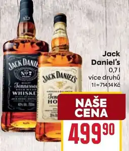 Billa Jack Daniel's nabídka