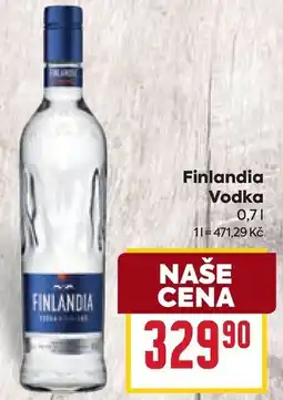 Billa Finlandia Vodka nabídka