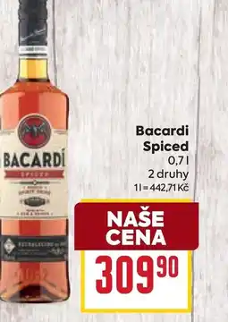Billa Bacardi Spiced nabídka
