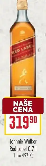 Billa Johnnie Walker Red Label nabídka