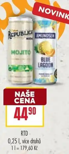 Billa RTD nabídka