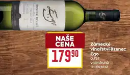 Billa Zámecké vinařství Bzenec Ego nabídka