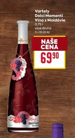 Billa Vartely Dolci Momenti Vína z Moldávie nabídka