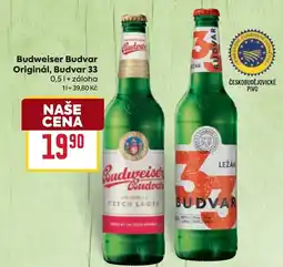 Billa Budweiser Budvar Originál, Budvar 33 nabídka