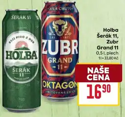 Billa Holba Šerák 11, Zubr Grand 11 nabídka