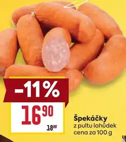 Billa Špekáčky nabídka