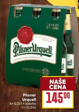 Billa Pilsner Urquell nabídka
