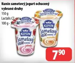 Partner Maloobchodní síť Kunín sametový jogurt ochucený nabídka